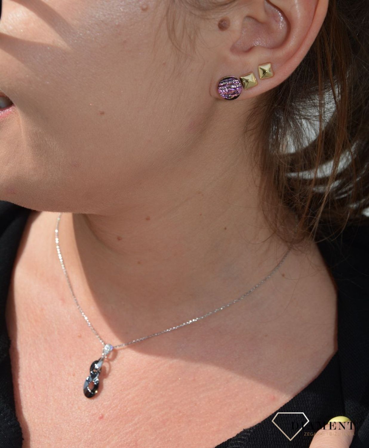 Kolczyki srebrne szkło weneckie Murano 23.jpg